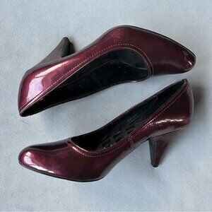 Aldo ~ Burgundy Patent Pumps ~ Womens Size 39